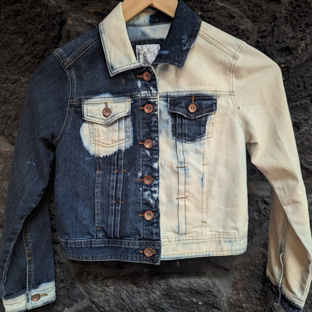 Justice Dark Blue Denim Jacket